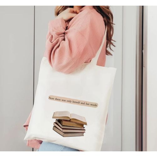 Tote Bag With Pocket And Handle