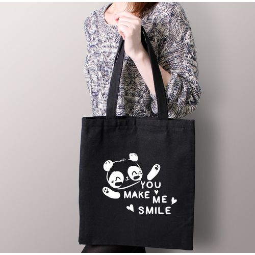 Tote Bag With Pocket And Handle