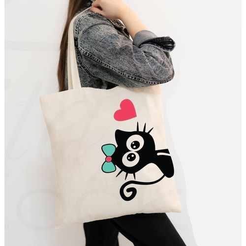 Tote Bag With Pocket And Handle