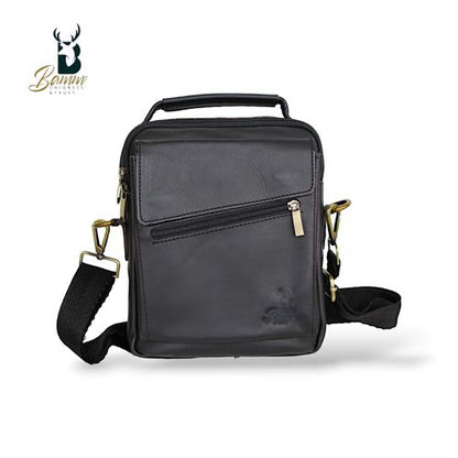 Bamm Leather Crossbody Bag Black