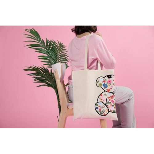 Tote Bag With Pocket And Handle