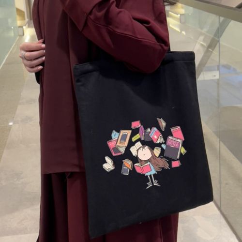 Tote Bag With Pocket And Handle