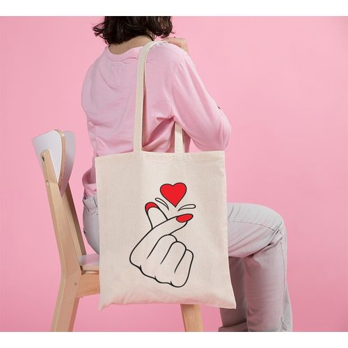 Tote Bag With Pocket And Handle