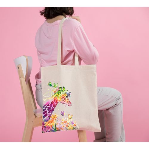 Tote Bag With Pocket And Handle