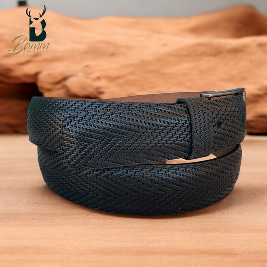 Natural Leather Belt Havan  Casual Classic