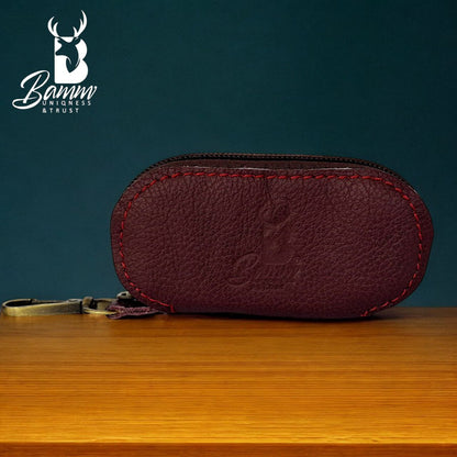 Natural Leather Keychain for Car Remote & Keys – 5x11 cm