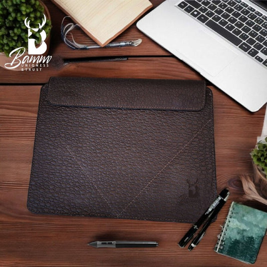 Genuine leather laptop cover-5002-