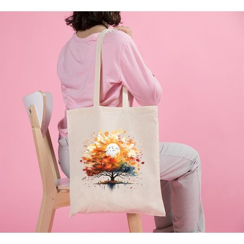 Tote Bag With Pocket And Handle From Bamm