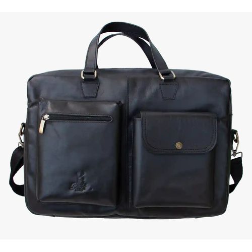 Leather Fashion Business Shoulder Messenger Crossbody Bag From Bamm