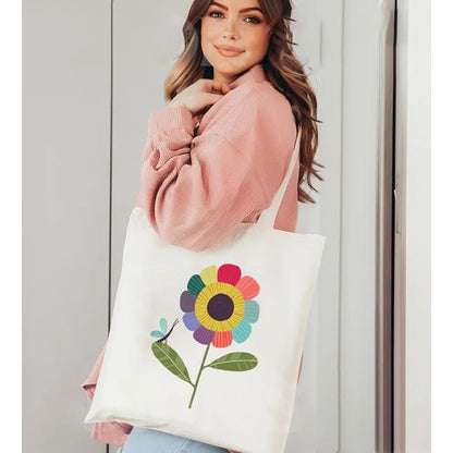 Tote Bag With Pocket And Handle