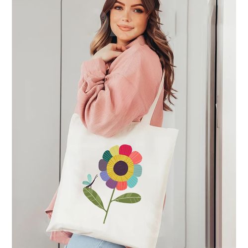 Tote Bag With Pocket And Handle