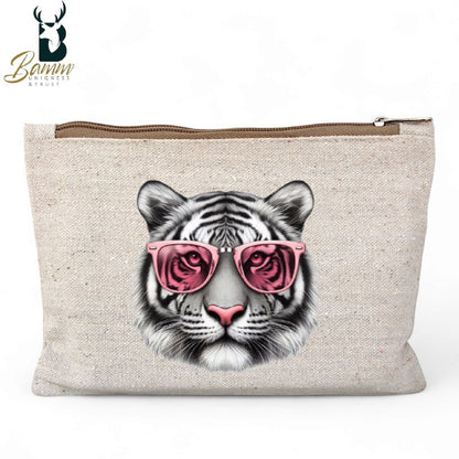 Multi-Use Makeup Organizer Bag – Heavy Duty Duck Cotton, Washable with Digital Print