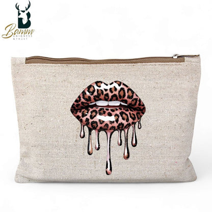 Multi-Use Makeup Organizer Bag – Heavy Duty Duck Cotton, Washable with Digital Print