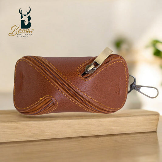 Premium Genuine Leather Keychain – Stylish & Durable 5004