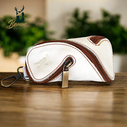 Premium Genuine Leather Keychain – Stylish & Durable 5004