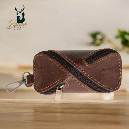 Premium Genuine Leather Keychain – Stylish & Durable 5004