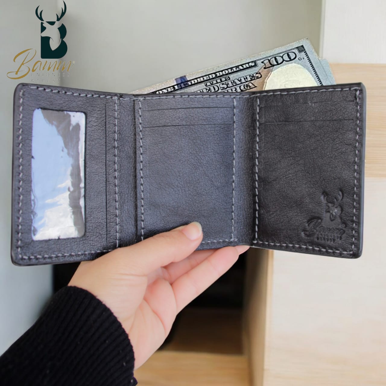 Wallet Natural Leather Brown 3 Layer-2214