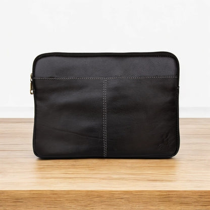 Genuine Leather iPad & Laptop Case – Shock-Resistant, Stylish & Secure for MacBook, Dell, and More