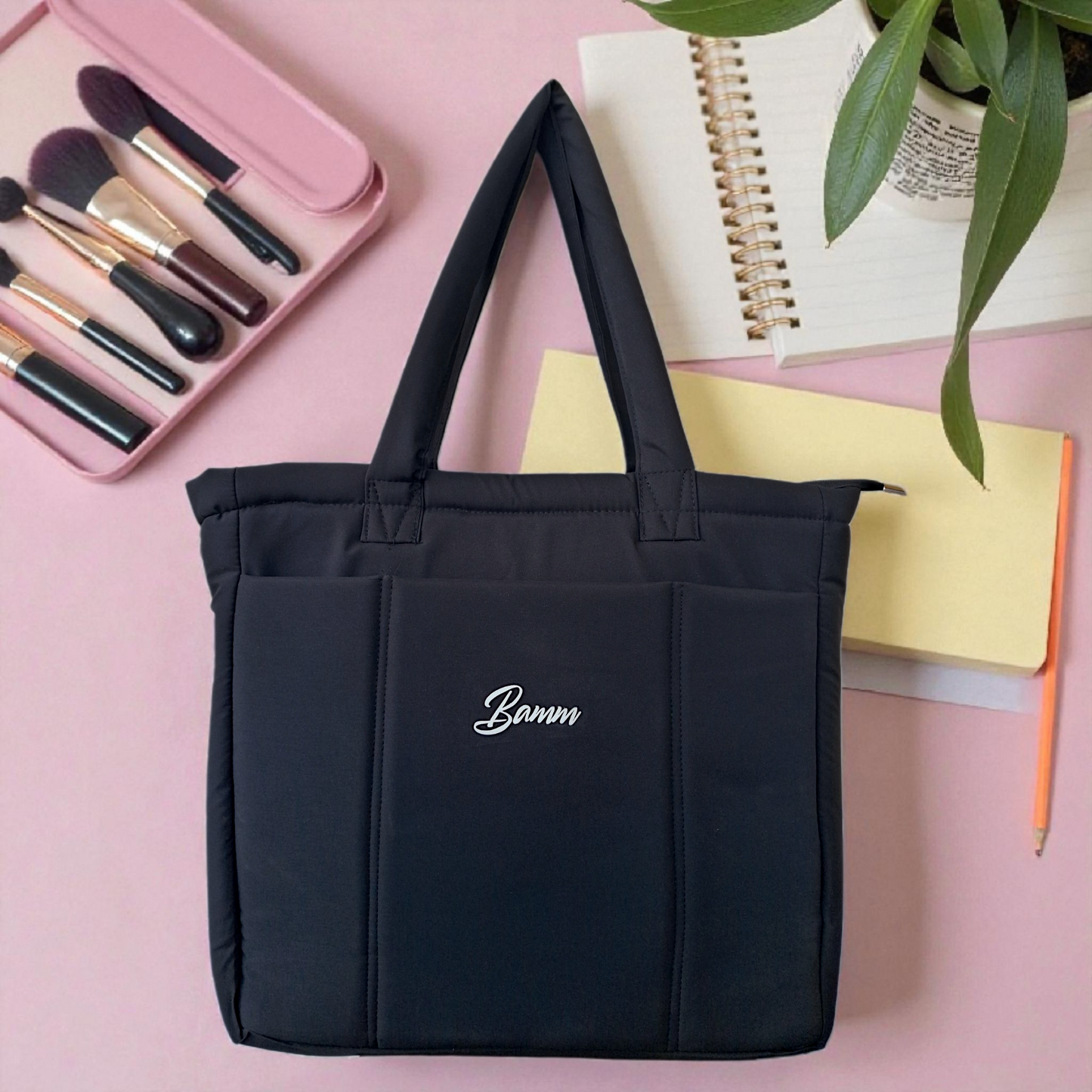 Women’s Waterproof Laptop Bag – Padded Shockproof Interior with Front Pocket & Divided Main Compartment – Size 35×37×10 cm