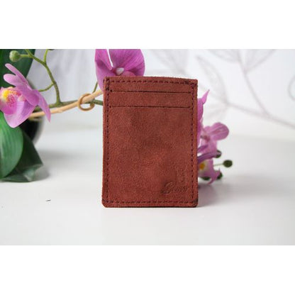 Card Wallet Natural Leather