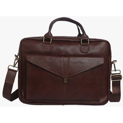 Leather Fashion Business Shoulder Messenger Crossbody Bag From Bamm
