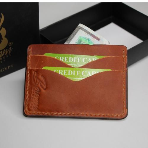 Card Wallet Natural Leather_ Buy 2 Get 1 Free