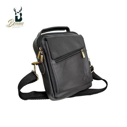 Bamm Leather Crossbody Bag Black
