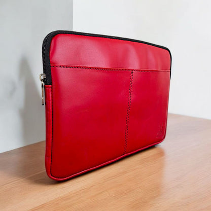 Genuine Leather iPad & Laptop Case – Shock-Resistant, Stylish & Secure for MacBook, Dell, and More