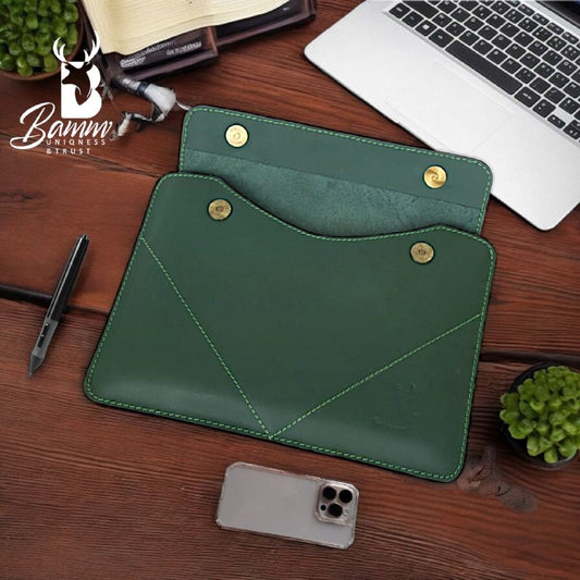 Genuine leather laptop cover-5002-
