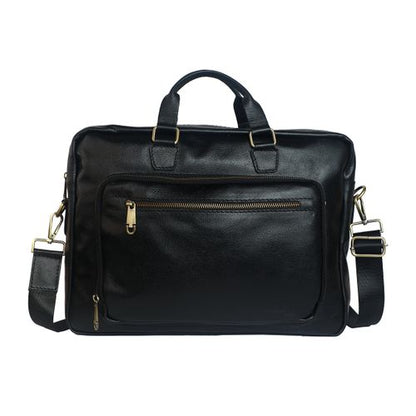 Leather Fashion Business Shoulder Messenger Crossbody Bag From Bamm