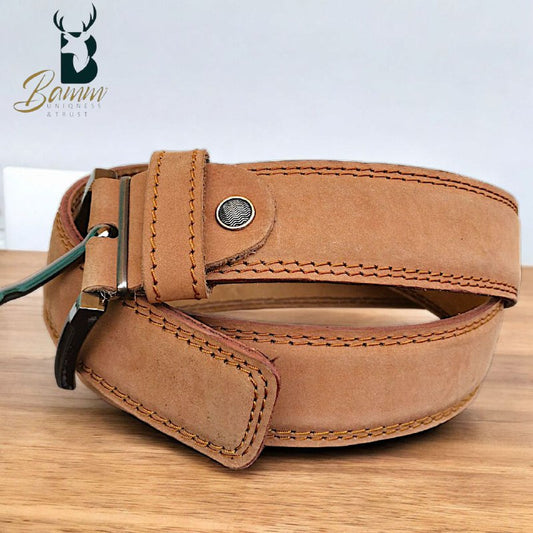 Genuine Leather Men's Belt-5152-