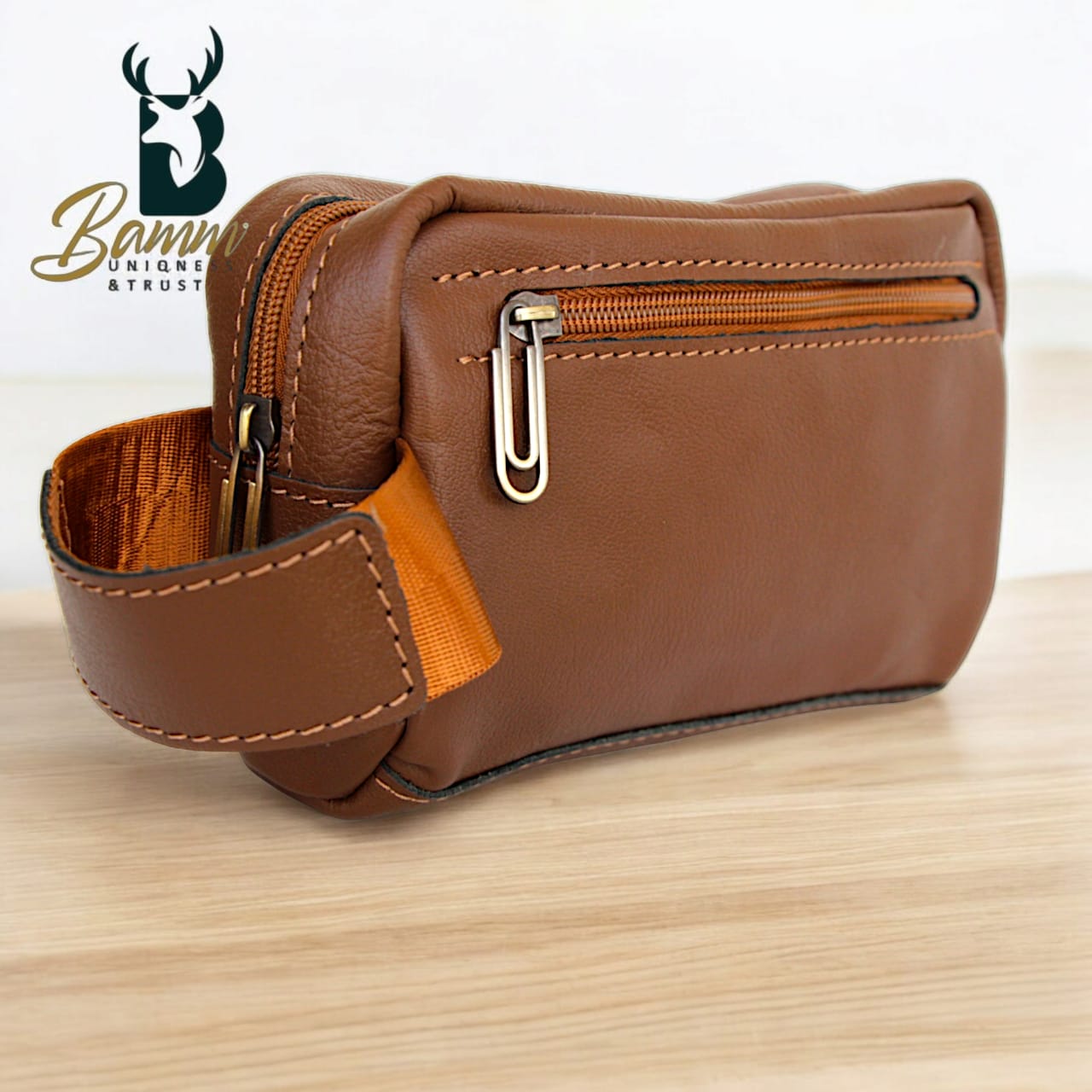Natural Leather Bag  From Bamm