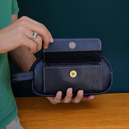 Natural Leather Bag With Mobile Case From Bamm mo: 2242