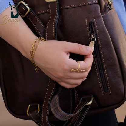 Women’s Genuine Leather Crossbody and Handbag – Elegant Purse