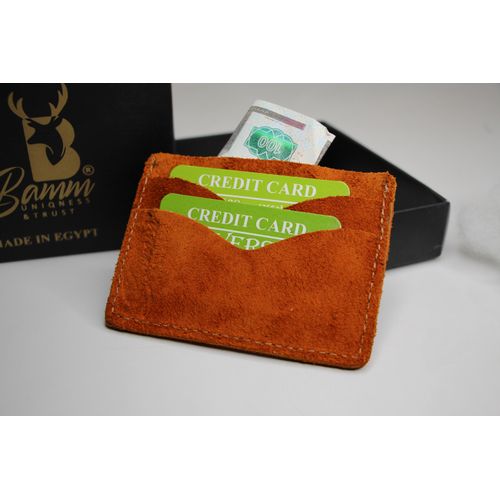 Card Wallet Natural Leather