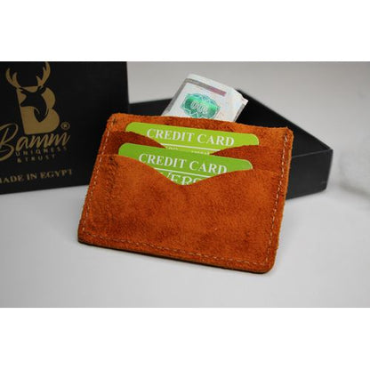 Card Wallet Natural Leather