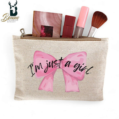 Multi-Use Makeup Organizer Bag – Heavy Duty Duck Cotton, Washable with Digital Print