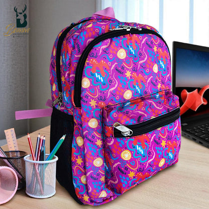 15.6-inch Bag For School And Laptop Backpack - Mix Colour