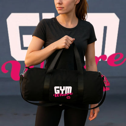 Women's Gym Bag – Water-Resistant Polyester – Side & Front Zipper – Imported Satin Handle – Stylish & Spacious 1111
