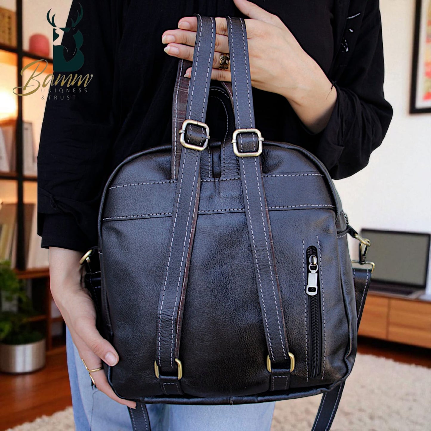 Women’s Genuine Leather Crossbody and Handbag – Elegant Purse