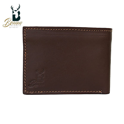 Leather passport wallet with card slots 2213