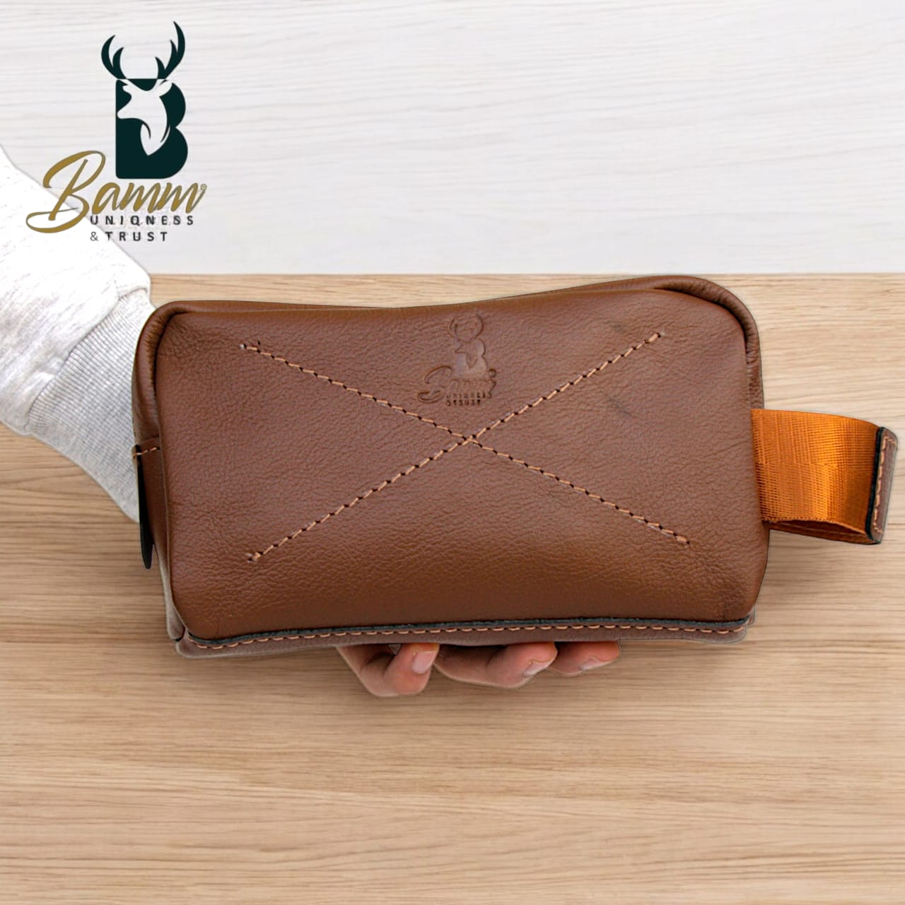 Natural Leather Bag  From Bamm