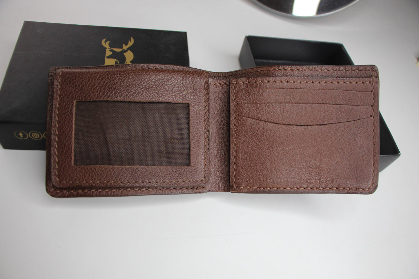 Natural Leather Wallet For Men From Bamm 2305