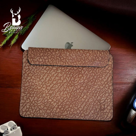 Genuine leather laptop cover-5002-