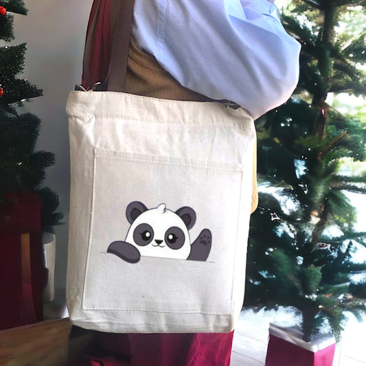BAMM Beige Tote Bag With Two Adjustable Shoulder Straps