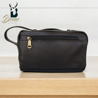 Elegant men's leather handbag 2243-1