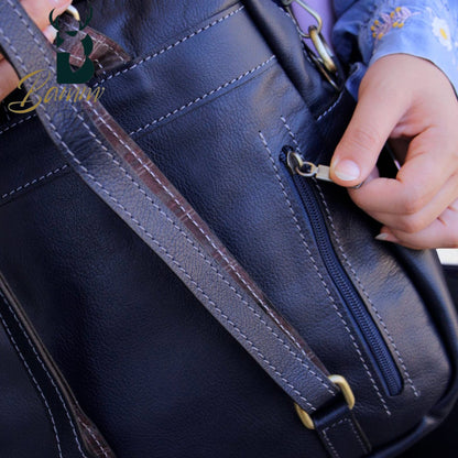 Women’s Genuine Leather Crossbody and Handbag – Elegant Purse