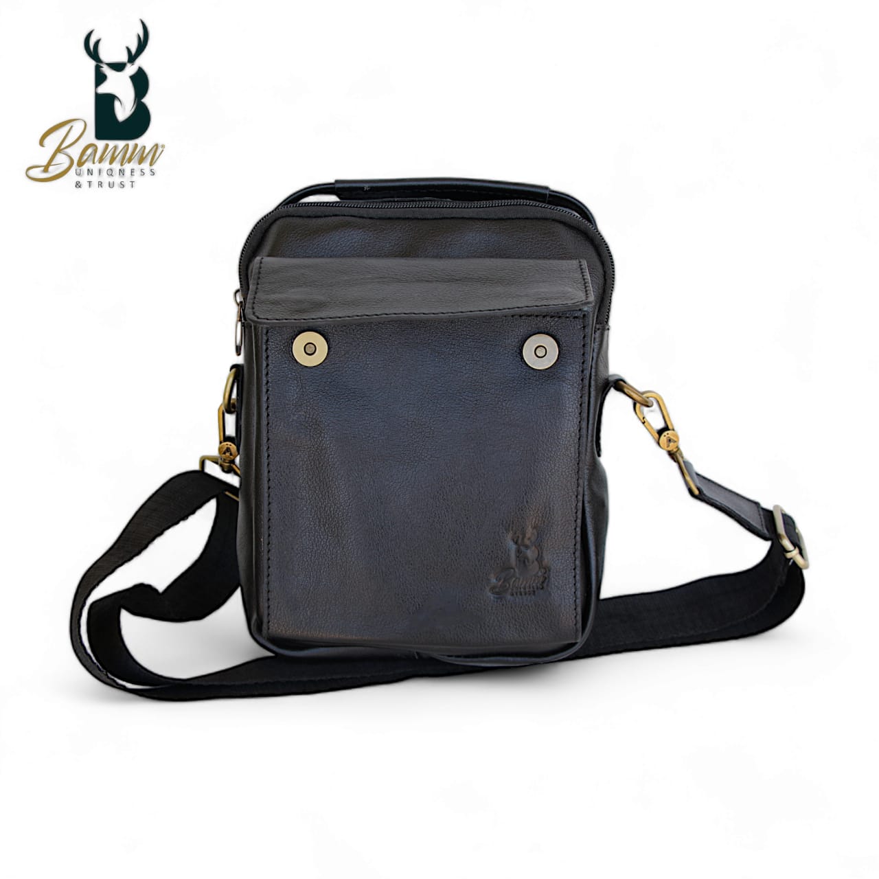 Natural Leather Crossbody Bag-2804