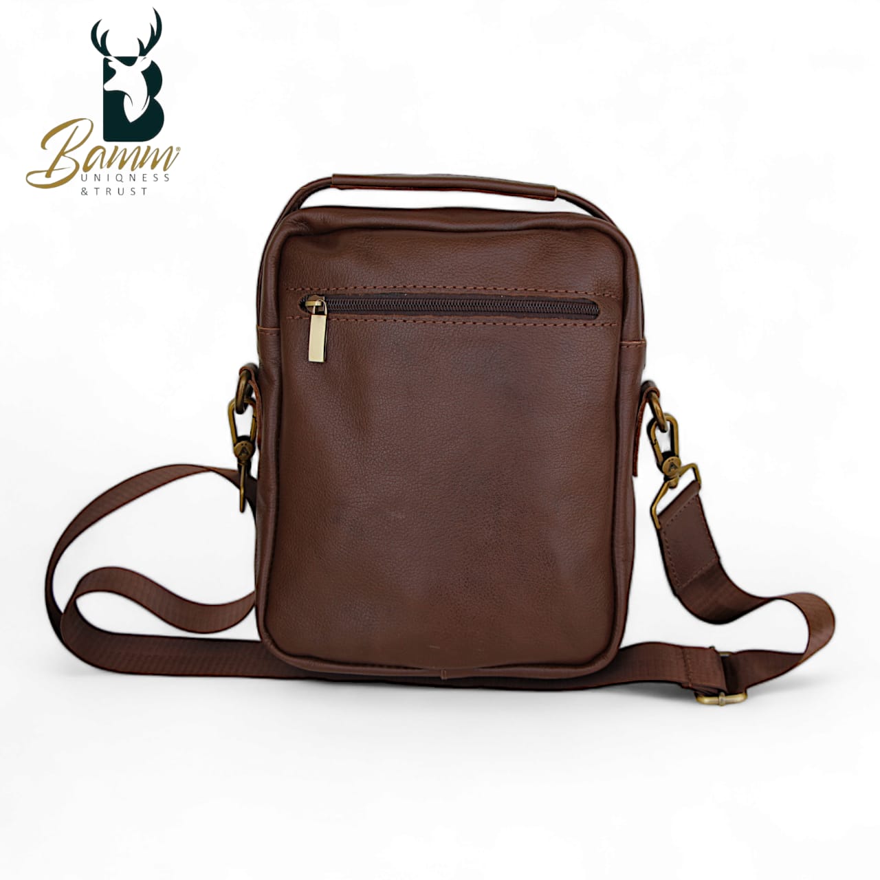 Natural Leather Crossbody Bag-2804