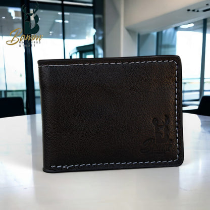 Natural Leather Wallet For Men From Bamm -2208